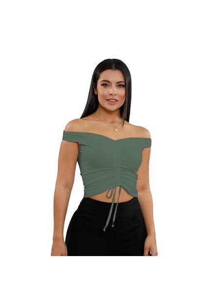 BLUSA LIVING MUJER 20502 VERDE MILITAR Talla L