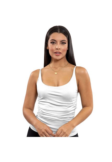 BLUSA LIVING MUJER 20454 BLANCO Talla S
