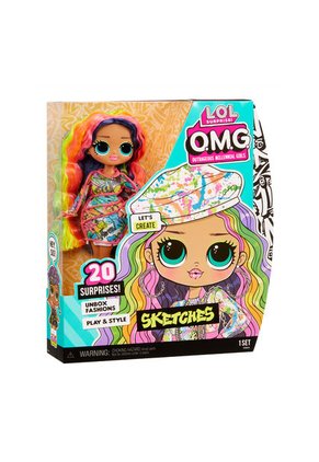 Muñeca Sorpresa OMG Core Doll S6 Sketches