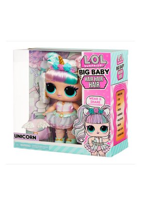 Muñeca LOL Sorpresa Big Baby Hair Hair Unicorn