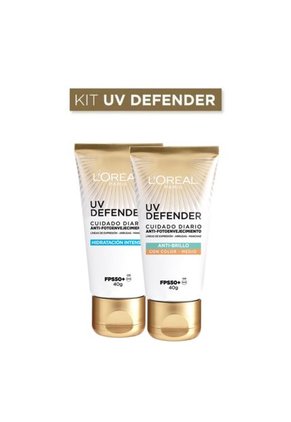 Kit L'Oreal Paris Uv Defender FPS 50+ 2 X 40 Ml
