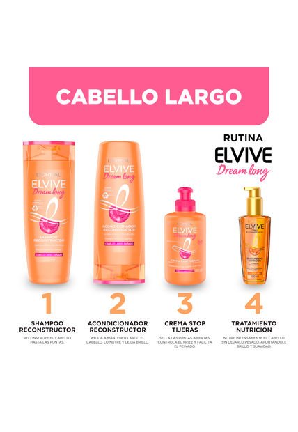 Pack L'Oreal Elvive Dream Long X4