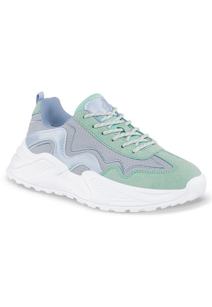 Tenis Itzo Gris-Agua Para Niña Los Gomosos