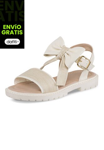 Sandalias Valeri Beige Para Niña Los Gomosos Los Gomosos