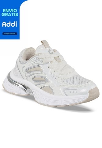 Tenis Urbanos Hawop Blanco Los Gomosos Para Niña Los Gomosos