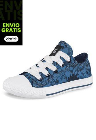 Tenis Blendin Bajo Azul Para Niño Los Gomosos Los Gomosos