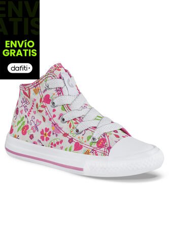 Tenis Takada Alto Fucsia Para Niña Los Gomosos Los Gomosos