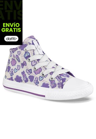Tenis Takada Alto Lila Para Niña Los Gomosos Los Gomosos