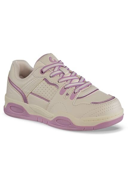 Tenis Urbanos Samien Beige-Rosa Los Gomosos Para Niña