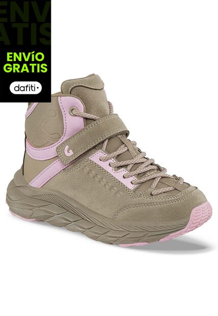 Botas Sesor Café Para Niña Los Gomosos