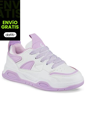 Tenis Rofit Blanco-Mora Para Niña Los Gomosos Los Gomosos