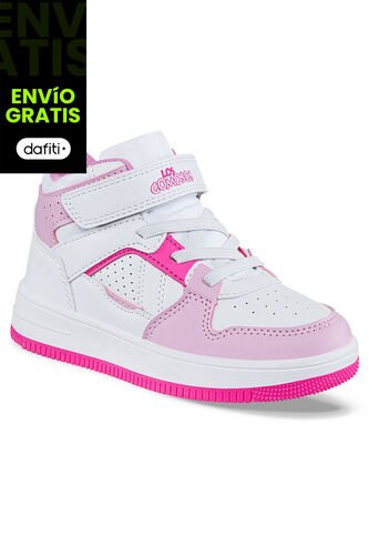 Tenis Klaz Blanco-Rosa Para Niña Los Gomosos Los Gomosos