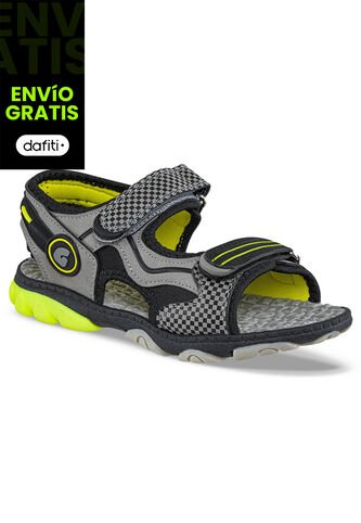 Sandalias Kixol Gris-Verde Para Niño Los Gomosos Los Gomosos