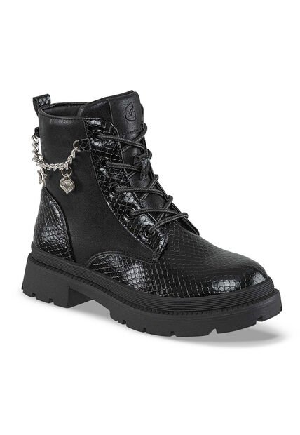 Botas Zikmo Negro Para Niña Los Gomosos