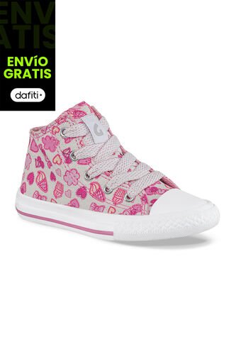Tenis Beebe Alto Fucsia Para Niña Los Gomosos Los Gomosos