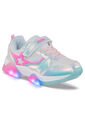 Tenis Luces Lunex Blanco Para Niña Los Gomosos de Los Gomosos