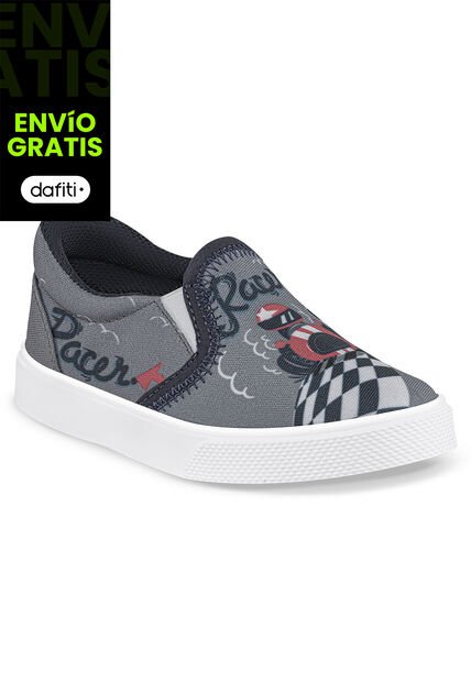 Tenis Fast Gris Para Niño Los Gomosos