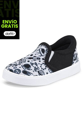 Tenis Gideoi Negro Para Niño Los Gomosos Los Gomosos