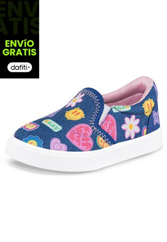 Tenis Vortex Azul Para Niña Los Gomosos Los Gomosos