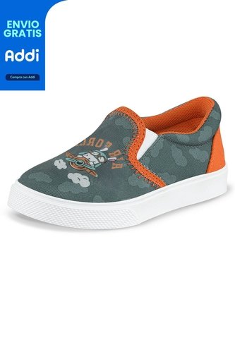 Tenis Casuales Ricordo Gris Los Gomosos Para Niño Los Gomosos