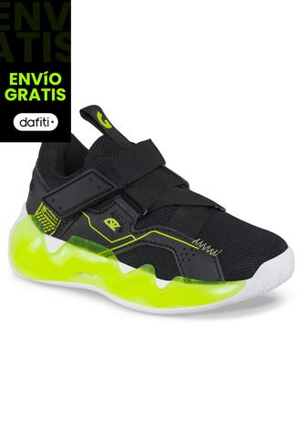 Tenis Frelia Negro Para Niño Los Gomosos Los Gomosos