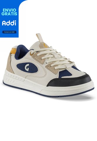 Tenis Casuales Endolo Beige Los Gomosos Para Niño Los Gomosos