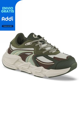 Tenis Urbanos Narima Verde Los Gomosos Para Niño Los Gomosos