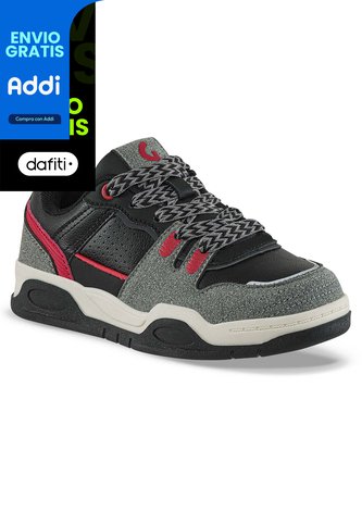 Tenis Urbanos Dracuel Negro Los Gomosos Para Niño Los Gomosos