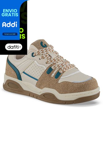 Tenis Urbanos Dracuel Beige Los Gomosos Para Niño Los Gomosos