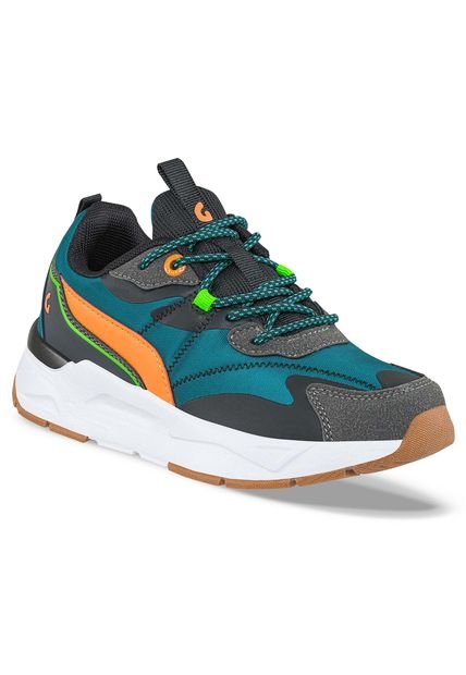Tenis Urbanos Yonal Azul-Negro Para Niño Los Gomosos