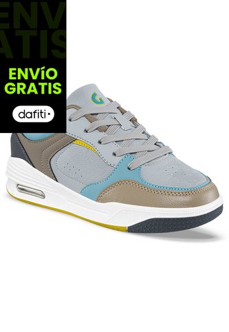 Tenis Urbanos Semor Gris Para Niño Los Gomosos Los Gomosos