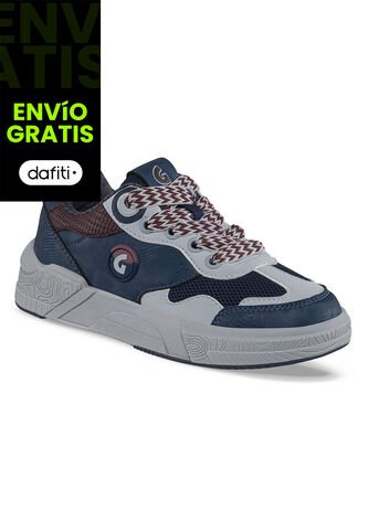 Tenis Urbanos Bruk Azul Osc Los Gomosos Para Niño Los Gomosos