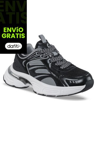 Tenis Urbanos Hawop Negro Los Gomosos Para Niña Los Gomosos