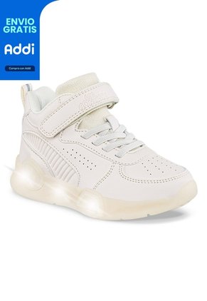 Tenis Luces Sorel Beige Para Niña Los Gomosos