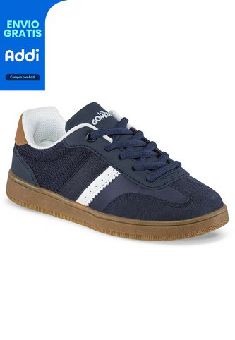 Tenis Urbanos Zibber Azul Osc Para Niño Los Gomosos Los Gomosos
