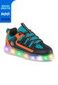 Tenis Con Luces Isser Negro Para Niño Los Gomosos de Los Gomosos