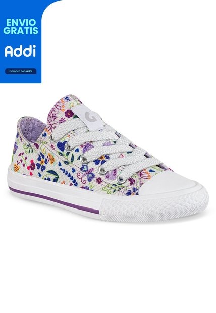 Tenis Beebe Bajo Lila Para Niña Los Gomosos