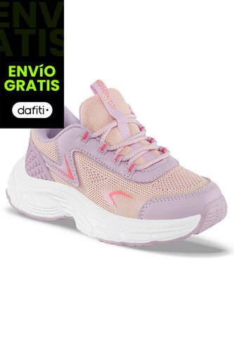 Tenis Urbanos Nekuro Beige-Rosa Los Gomosos Para Niña Los Gomosos