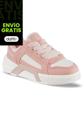 Tenis Casuales Tazimo Beige-Coral Los Gomosos Para Niña Los Gomosos