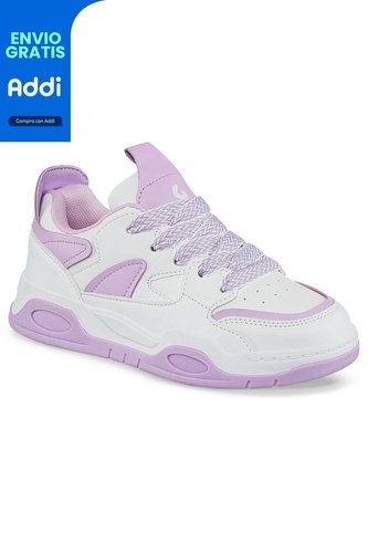 Tenis Rofit Blanco-Mora Para Niña Los Gomosos Los Gomosos