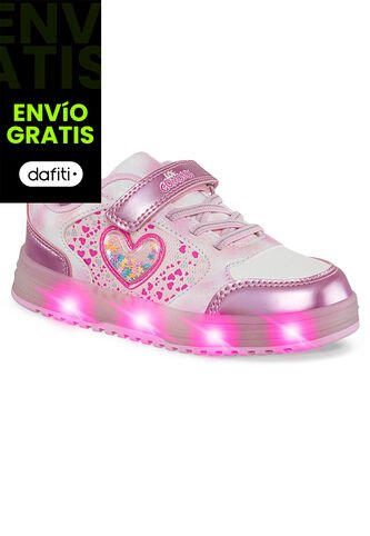 Tenis Luces Mydor Rosa Los Gomosos Para Niña Los Gomosos