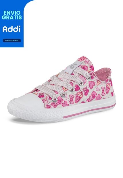 Tenis Beebe Bajo Fucsia Para Niña Los Gomosos