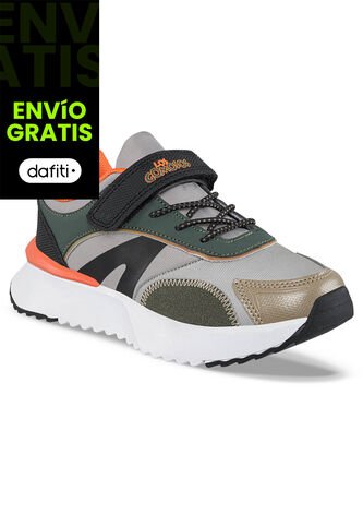 Tenis Urbanos Zeper Gris Para Niño Los Gomosos Los Gomosos
