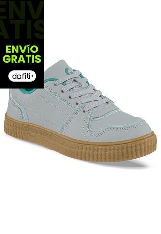 Tenis Urbanos Zynora Gris Para Niña Los Gomosos Los Gomosos