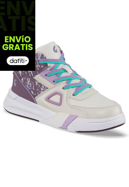 Tenis Urbanos Fenir Beige-Mora Para Niña Los Gomosos