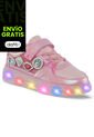 Tenis Luces Gerfy Rosa Para Niña Los Gomosos de Los Gomosos