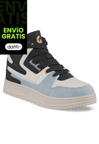 Tenis Urbanos Ruype Beige-Negro Para Niño Los Gomosos Los Gomosos