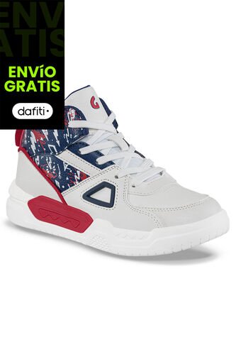 Tenis Urbanos Virwo Blanco-Azul O Para Niño Los Gomosos Los Gomosos