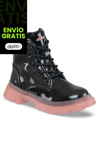 Botas Zemin Negro Para Niña Los Gomosos Los Gomosos