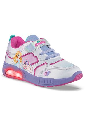 Tenis Luces Korida Blanco Para Niña Los Gomosos